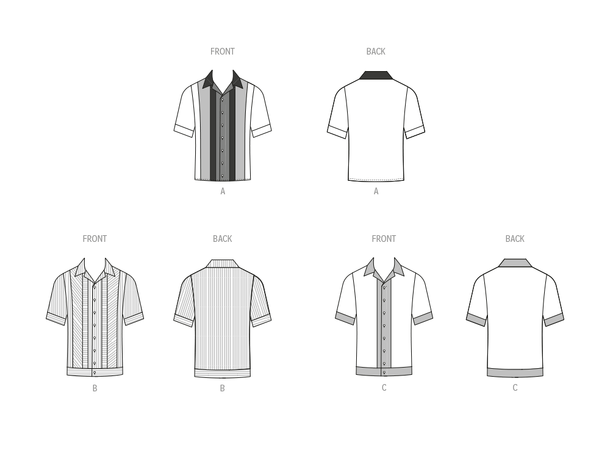 McCall's 8459 - Skjorte til herre.