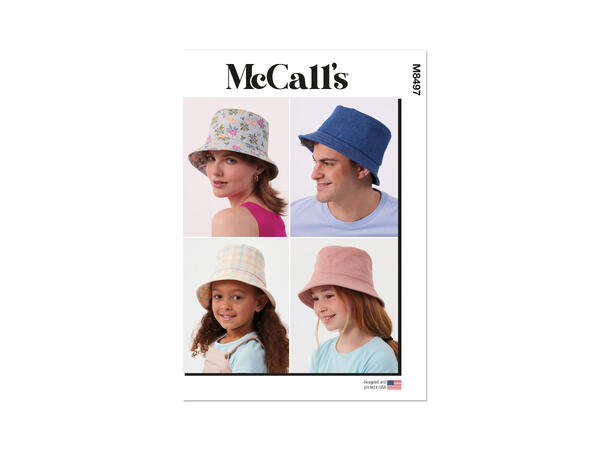 McCall's 8497 - Bøttehatt.
