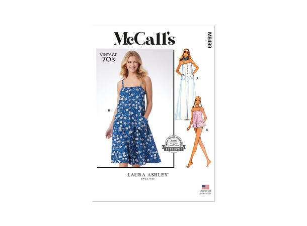 McCall's 8499 - Vintage Kjole og topp.