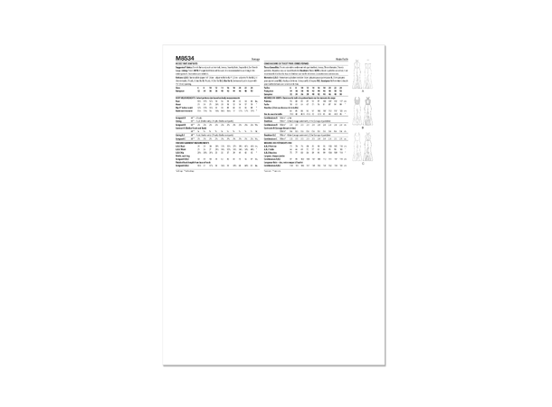 McCall's 8534 - Jumpsuit.