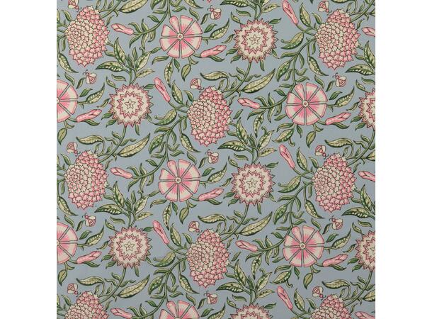 Poplin, Blomster Blomster - Indigo 