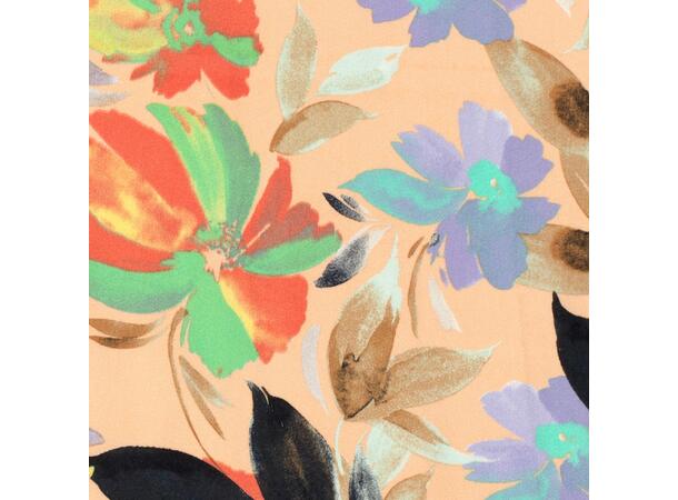 Viskose Fowers Salmon