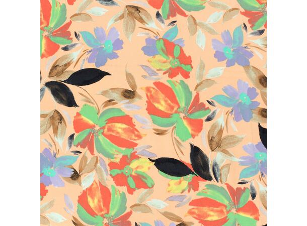 Viskose Fowers Salmon