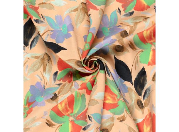 Viskose Fowers Salmon