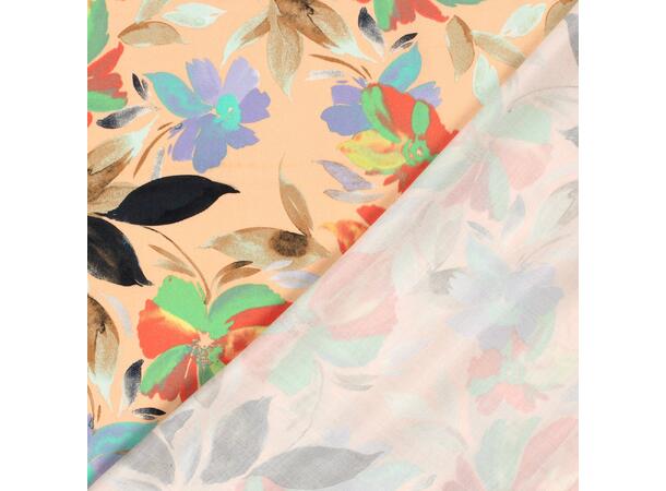 Viskose Fowers Salmon