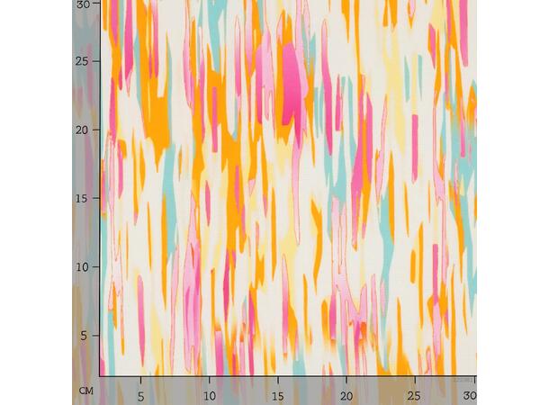 Viskose RADIANCE DIGITAL ABSTRACT - OFF-WHITE 