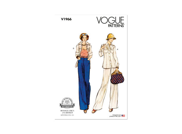 Vogue 1966 - Vintage Jakke og bukse