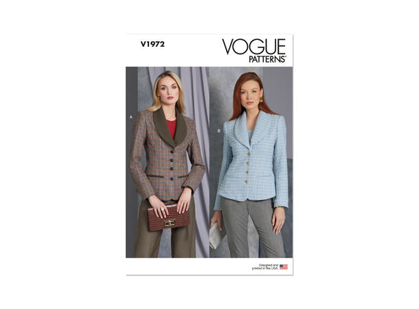 Vogue 1972- Blazerjakke.