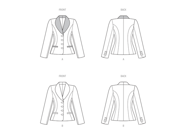 Vogue 1972- Blazerjakke.