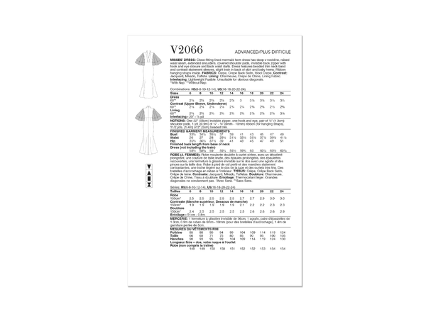 Vogue 2066 - Kjole.