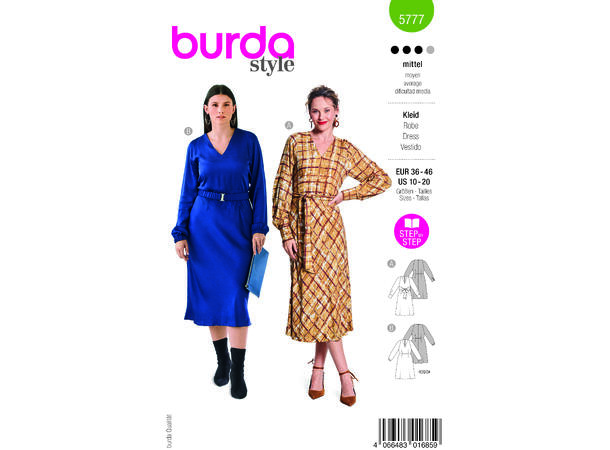 Burda 5777 - Kjole.