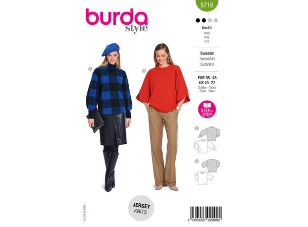 Burda 5788 - Genser.