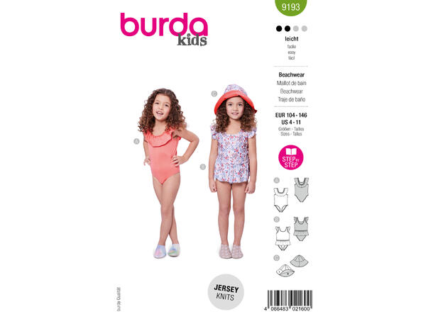 Burda 9244 - Bluse og kjole