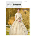 Butterick 5831- Historisk kjole F5 (16-18-20-22-24)