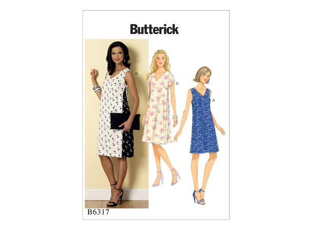 Butterick 6317- kjole til dame