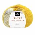 Gjestal, Pretty Print Ullgarn 512 Sitronfarget