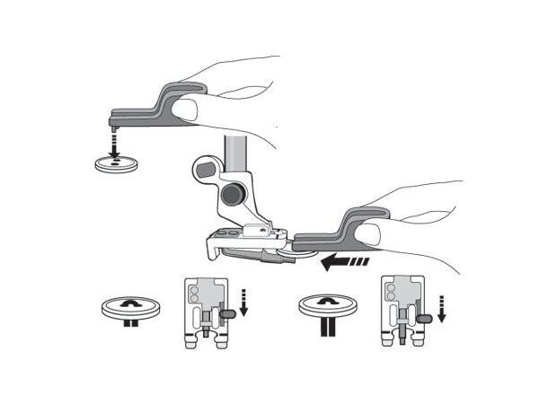 Knappisyingsfot med plasseringsverktøy Gr. 1-7