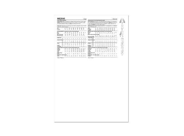 KnowME 2043 - Body og bukse.