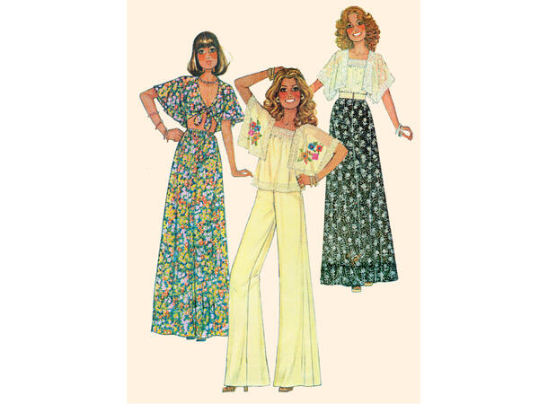 McCall's 8257 - Vintage topp og bukse.