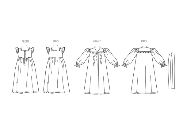 McCall's 8381 - Vintage nattkjole og morgenkåpe.