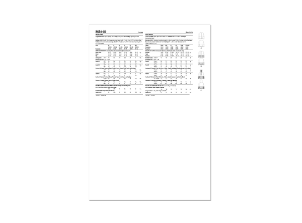 McCall's 8440 - Jakke unisex.