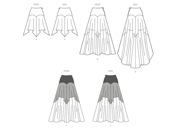 McCall's 8453 - Skjørt.