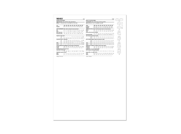 McCall's 8483 - Topp og skjørt.