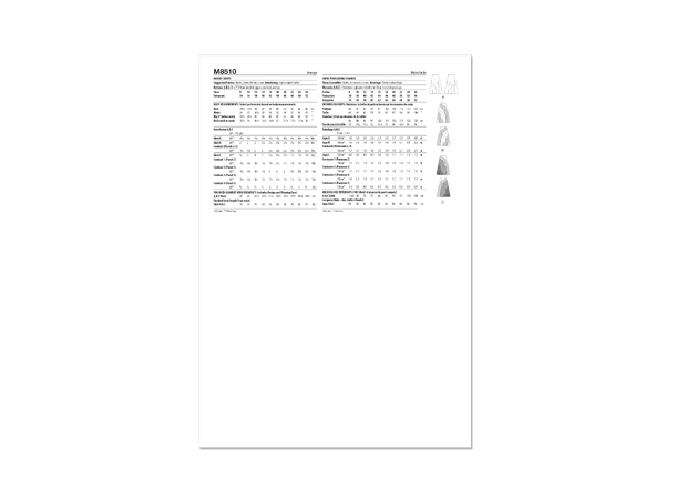 McCall's 8510 - Skjørt.