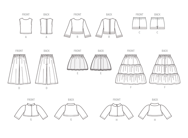 McCall's 8523 - Dukkeklær.