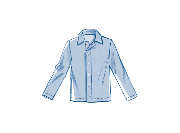 McCall's 8537 - Vest, genser og skjorte til barn.