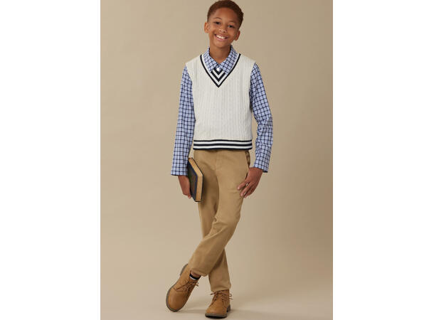 McCall's 8537 - Vest, genser og skjorte til barn.