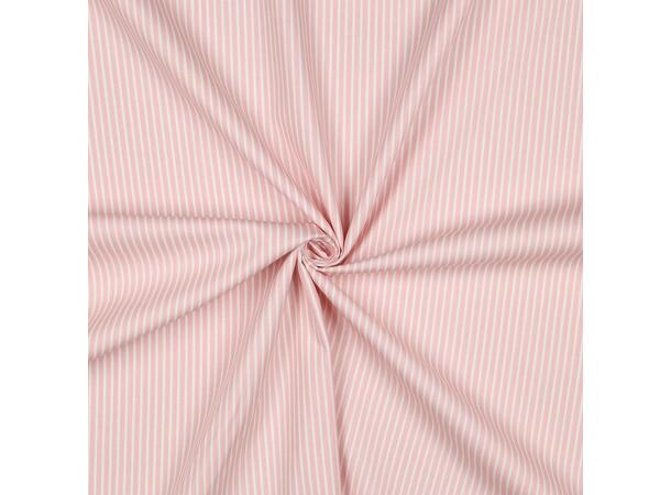 Poplin Gammel Rose, striper 