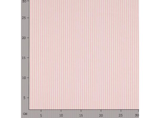 Poplin Gammel Rose, striper 