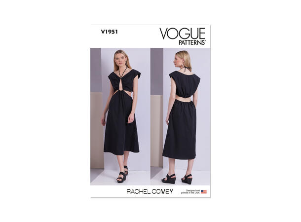 Vogue 1951 - Kjole med cutouts.