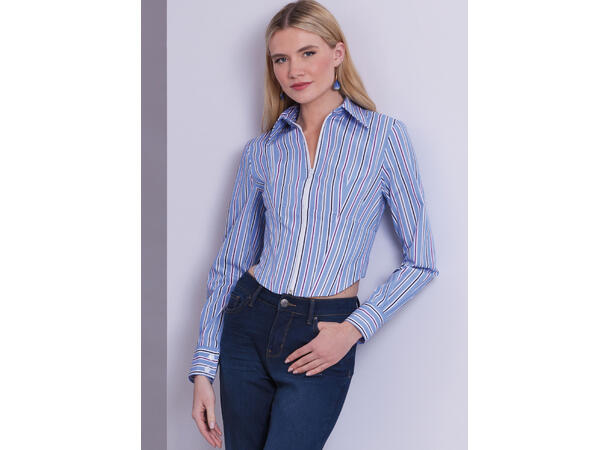 Vogue 1956 - Skjortetopp.