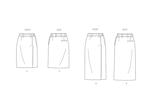 Vogue 2069 - Skjørt.