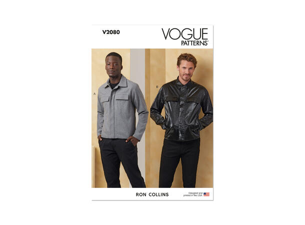 Vogue 2080 - Jakke til herre.