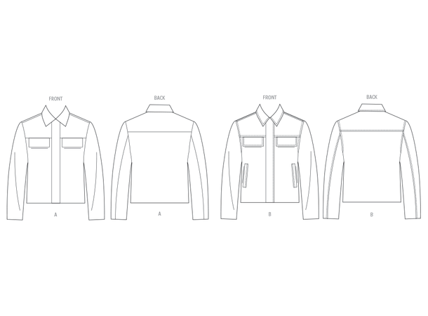 Vogue 2080 - Jakke til herre.