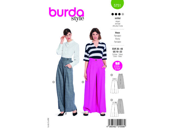 Burda 5751 - Bukse.