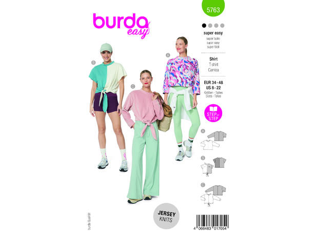 Burda 5763 - Overdel.