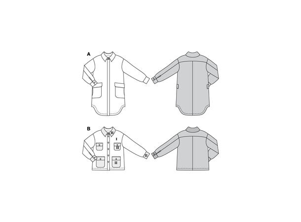 Burda 5794 - Jakke og kåpe.