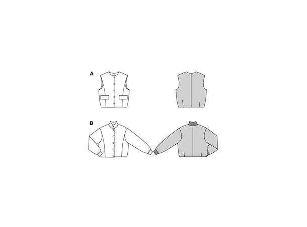 Burda 5869 - Jakke og vest