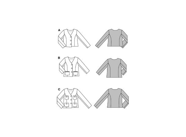 Burda 5883 - Jakke