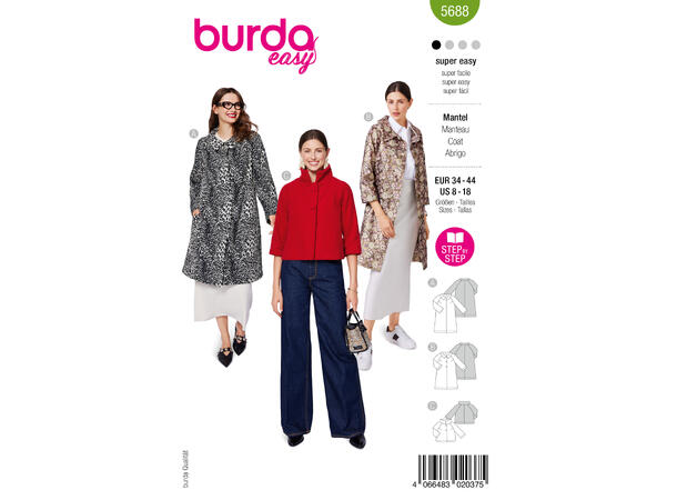 Burda 6088, Jakke og frakk