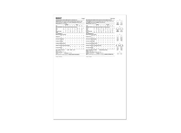 Butterick 6937- klespakke