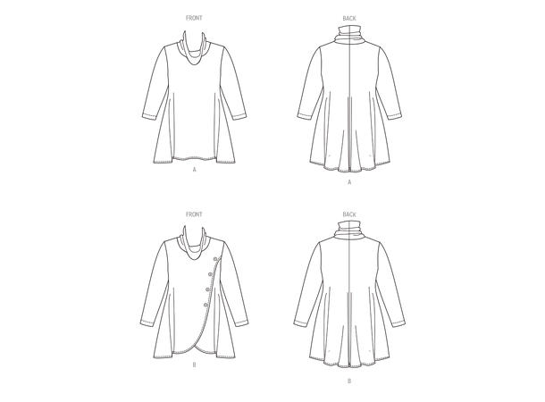 Butterick 6962- Topp til dame