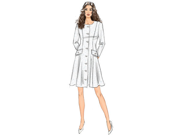 Butterick 7005- Kjole til dame