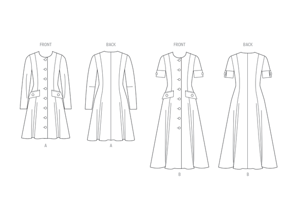 Butterick 7005- Kjole til dame