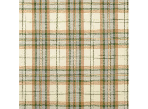 Flanell Ruter, beige og grønn