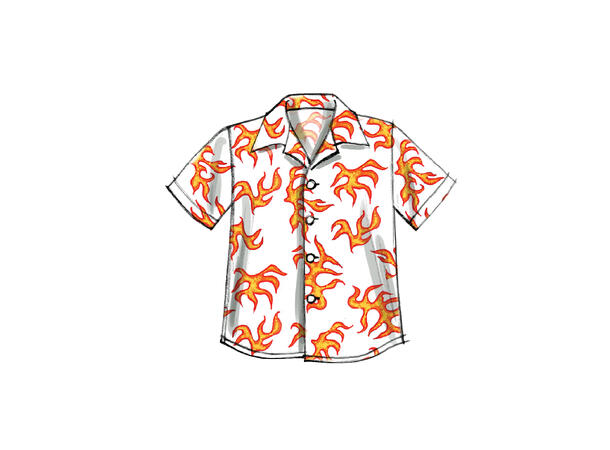 McCall's 6548 - Skjorte, t-skjorte og shorts.